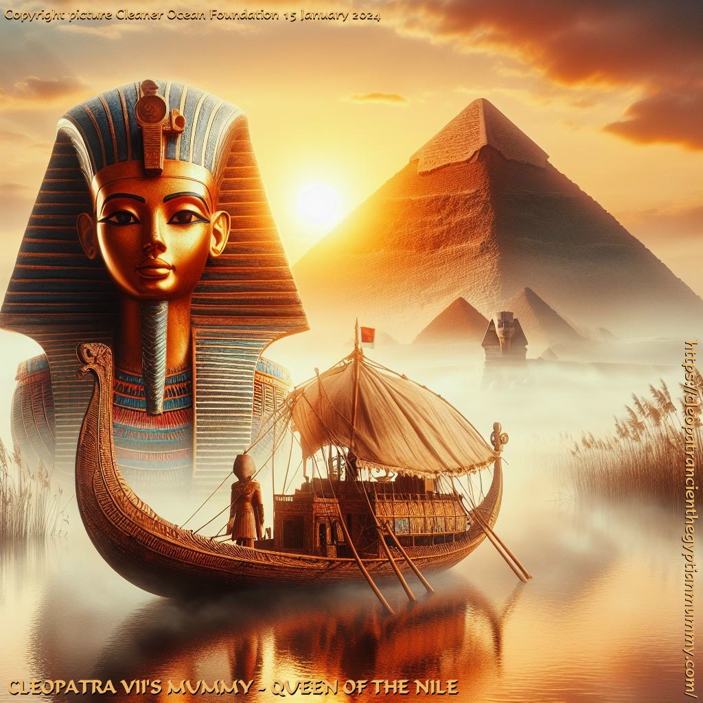 Queen Cleopatra VII was the Egyptian Nile River goddess