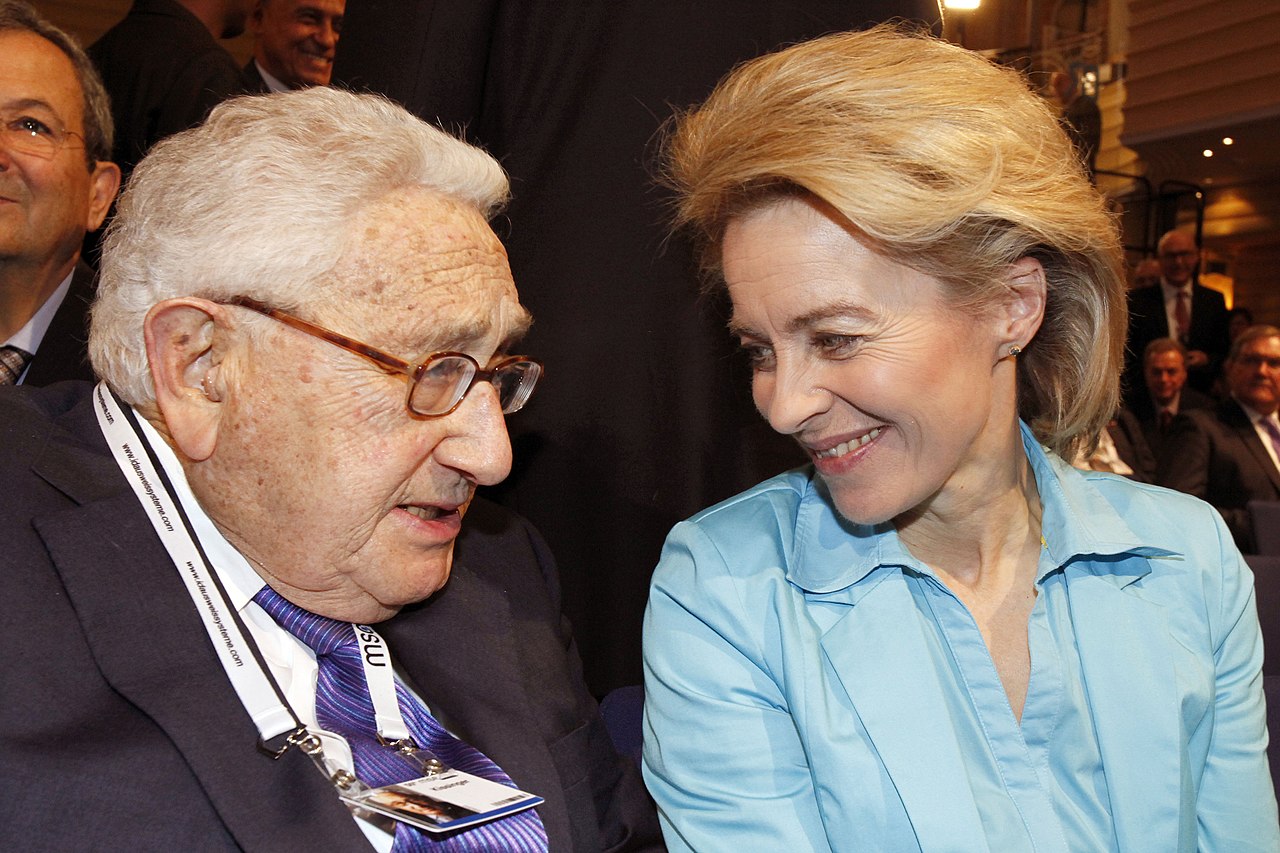 Henry Kissinger and Ursula in 2014
