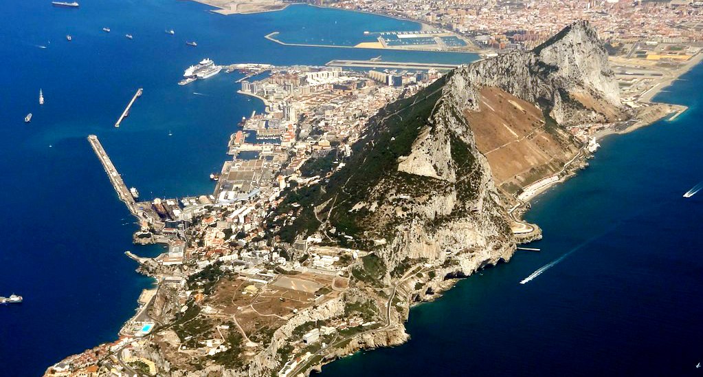 Gibraltar, mediterranean ocean gateway to atlantic