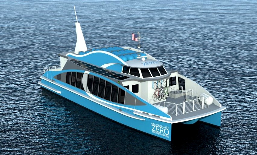 SAN FRANCISCO BAY HYDROGEN FUEL CELL POWERED ELECTRIC FERRY FERRIES