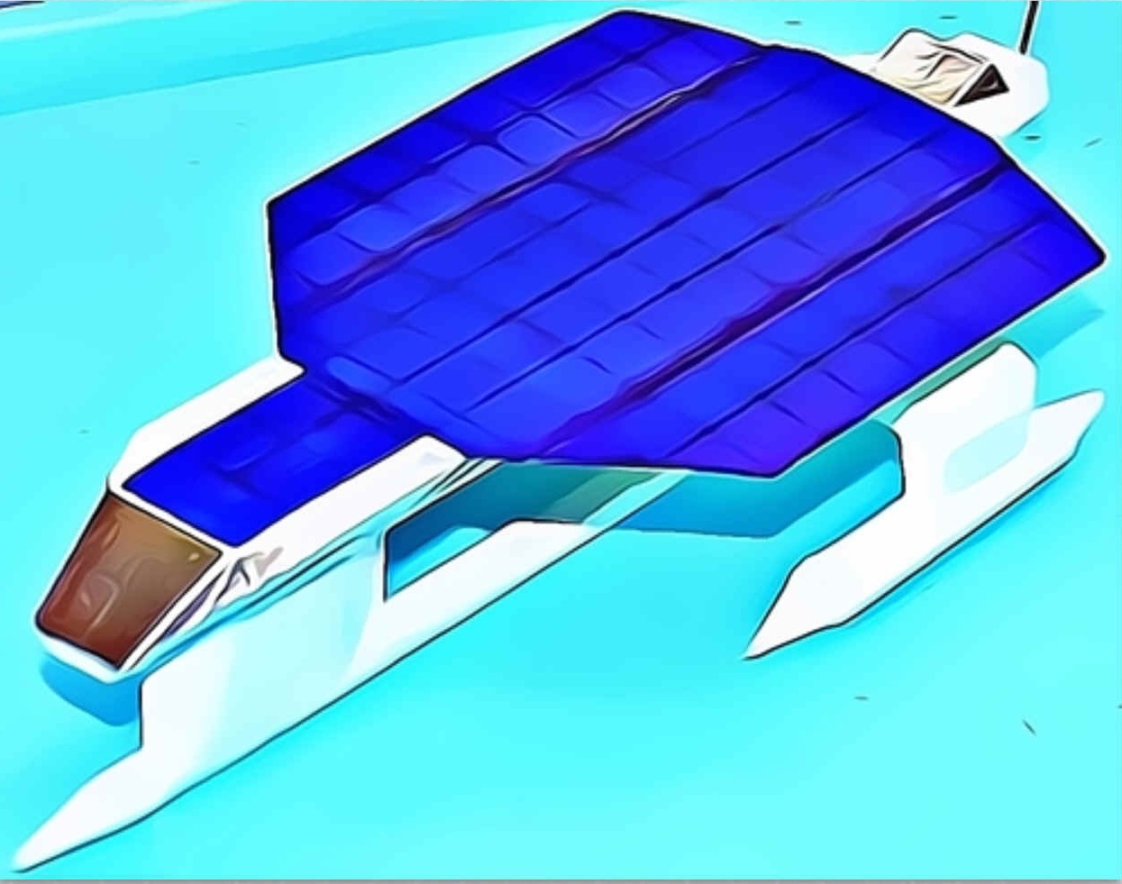 More than likely the world's fastest solar powered vessel