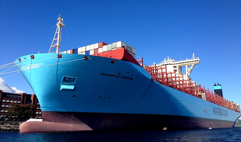 E class Maersk container ship Majestic
