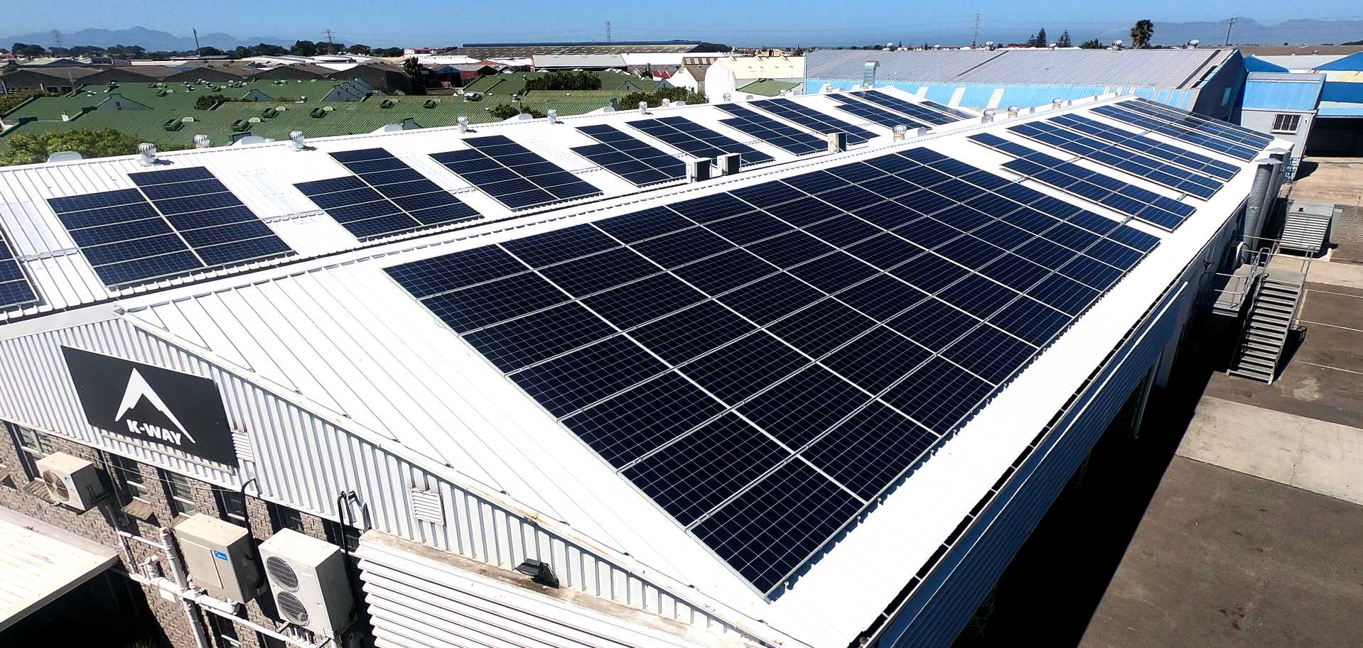 K Way solar assisted factory in South Africa