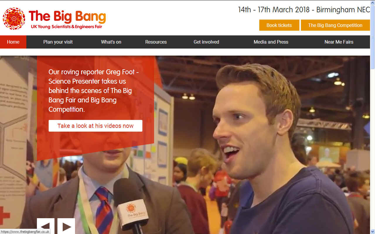 The BIG BANG fair for young engineers and scientists