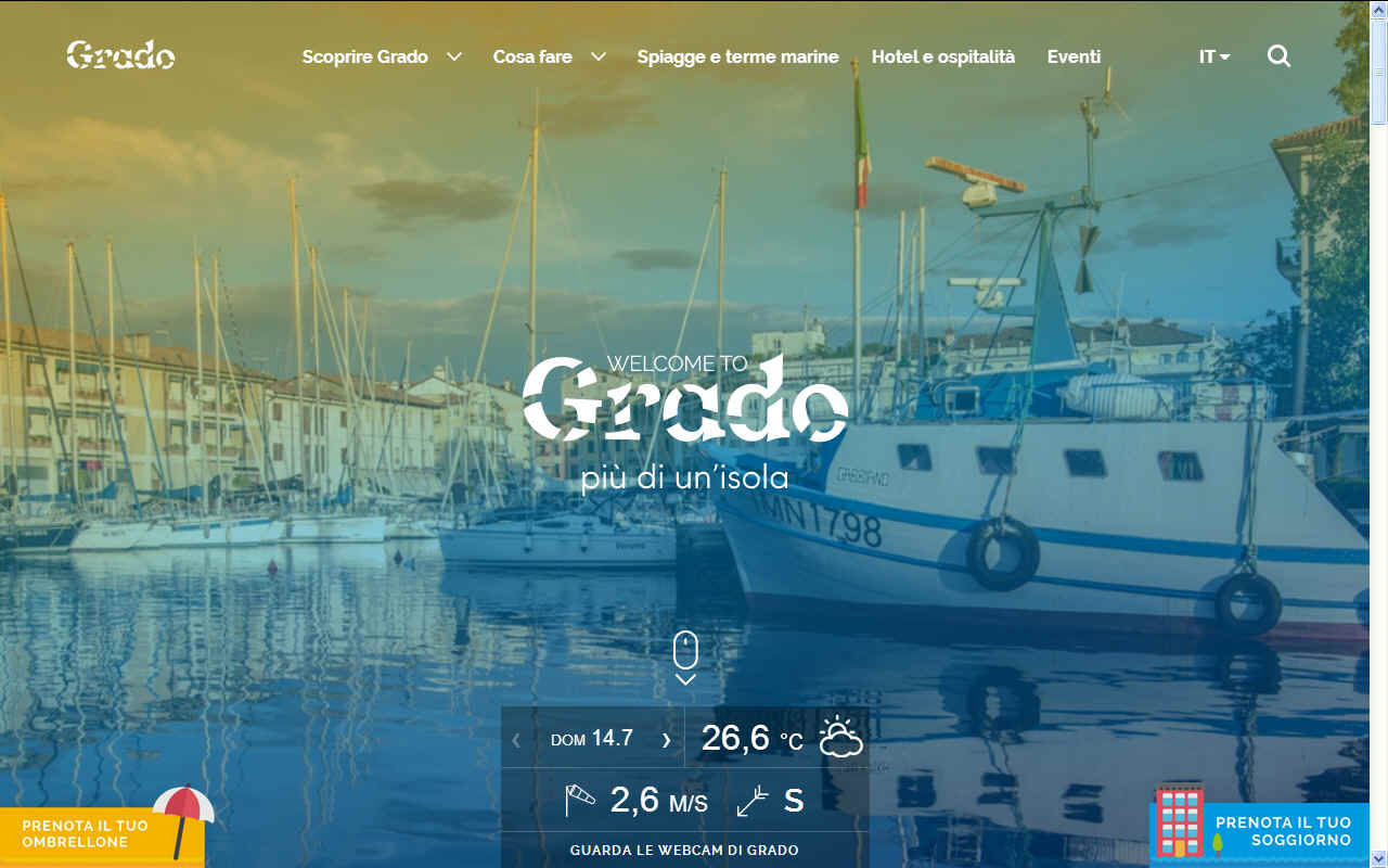 Welcome to Grado, Italy hotels and holidays Adriatic Sea