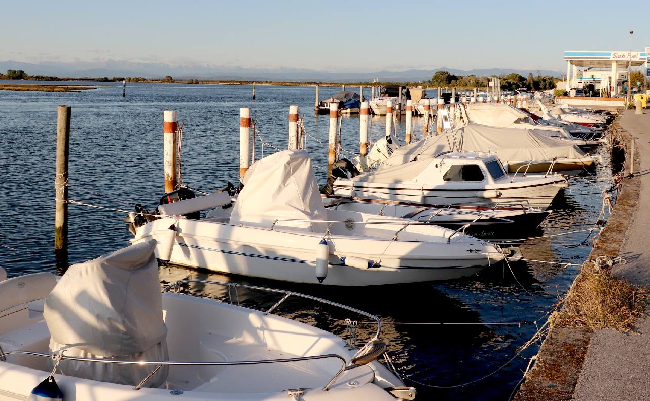 Grado marina lagoon Adriatic Sea port and popular holiday destination
