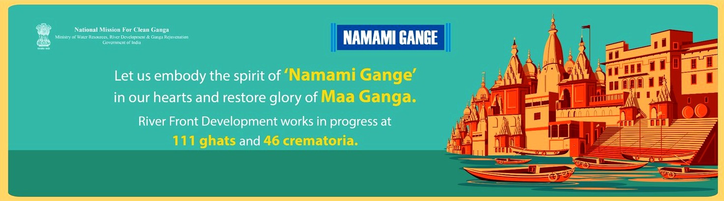 Namami Gange national mission to clean the Ganga holy river India