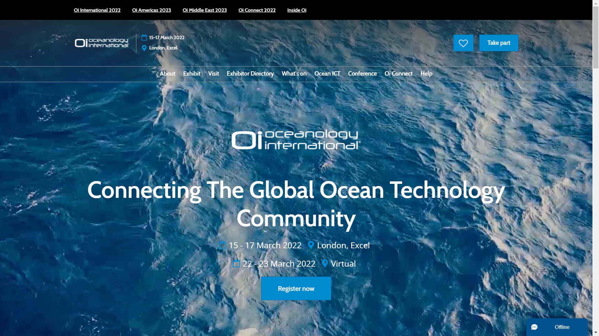 Oi connecting the global ocean technology community
