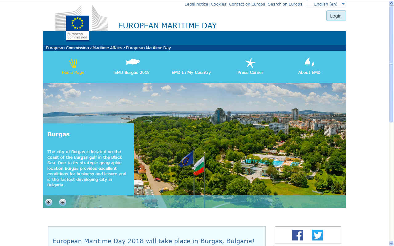 European Maritime Day, Burgas, Bulgaria, May 2018