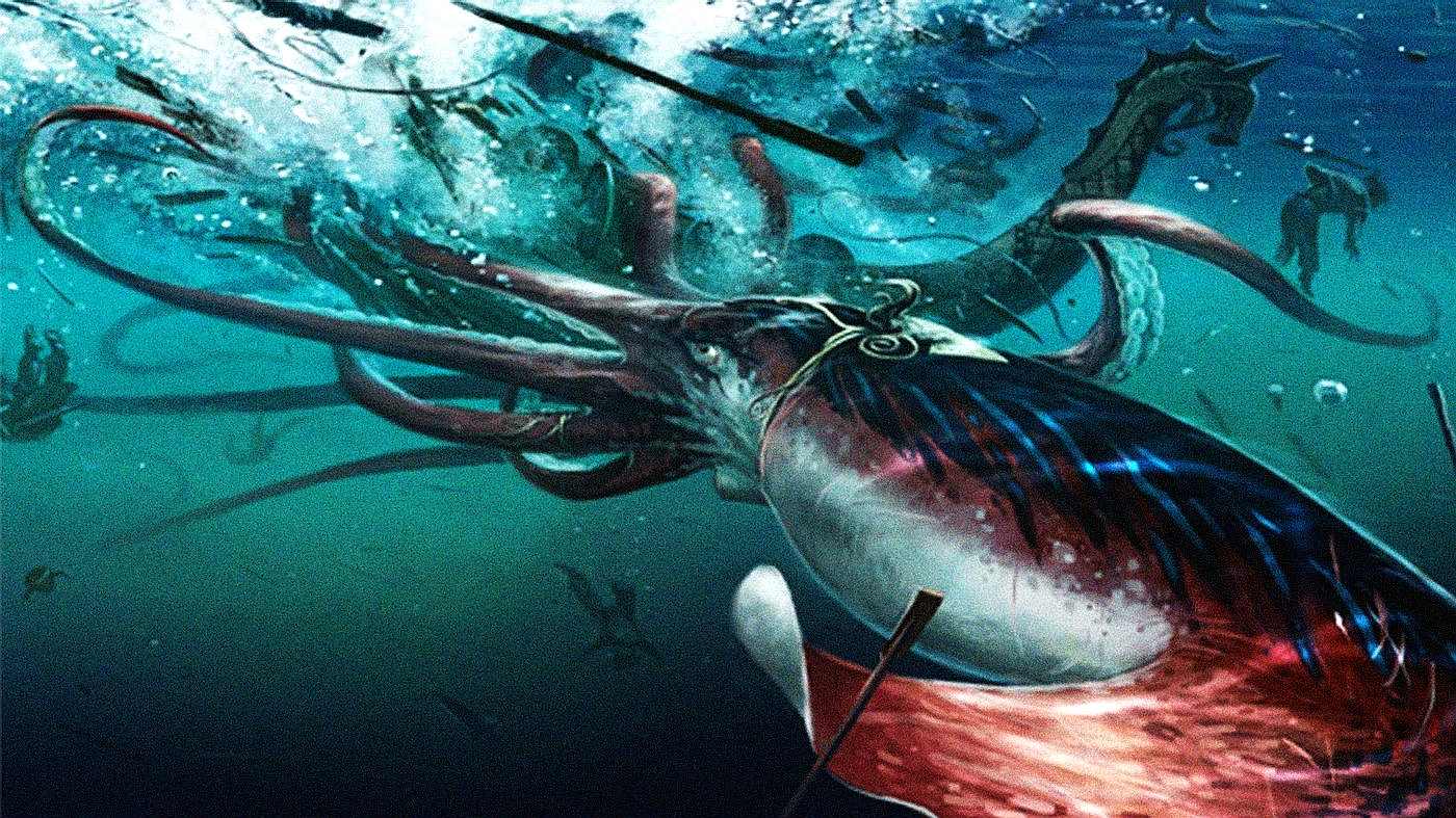 Giant Squid vs. Blue Whales