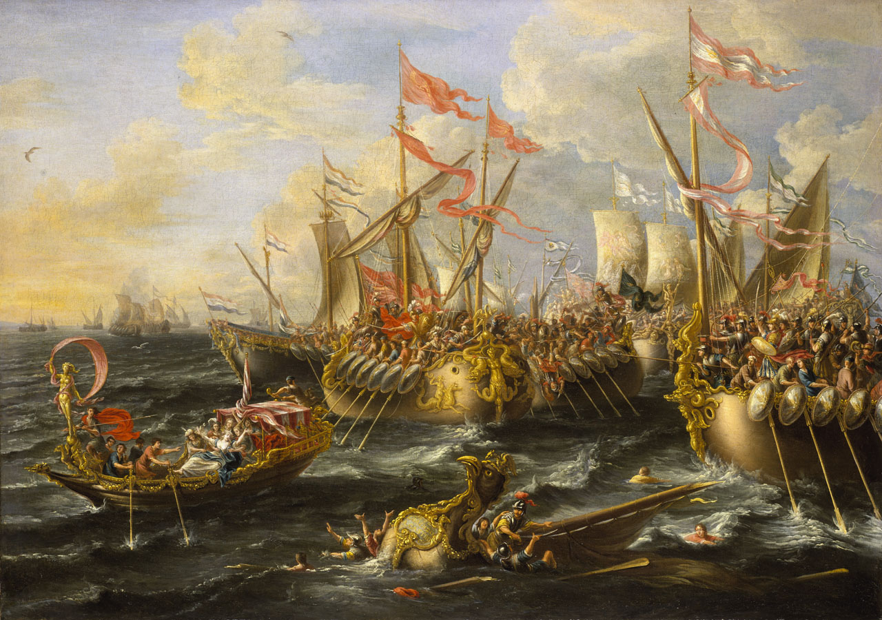 The Ambracian Gulf was the site of the Battle of Actium, in which Augustus' forces defeated those of Mark Antony and Cleopatra. Battle of Preveza, which Ottoman admiral Hayreddin Barbarossa defeated the Holy League's admiral Andrea Doria, held on the very same gulf in 1538 . From Greek independence (Treaty of Constantinople, 1832) until the Second Balkan War (Treaty of Bucharest, 1913), the gulf formed part of the border between the Kingdom of Greece and the Ottoman Empire.