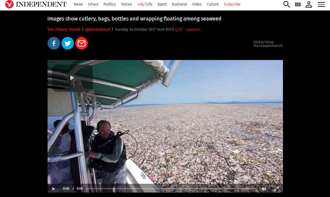 Caribbean islands afloat with plastic tides