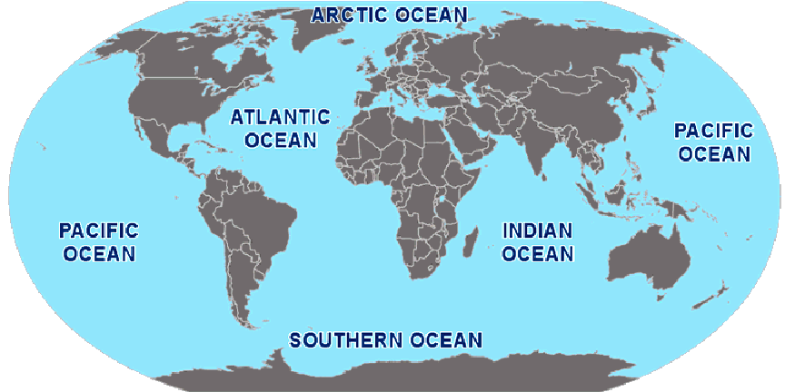 seas of the world