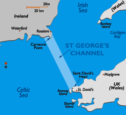 irish sea map