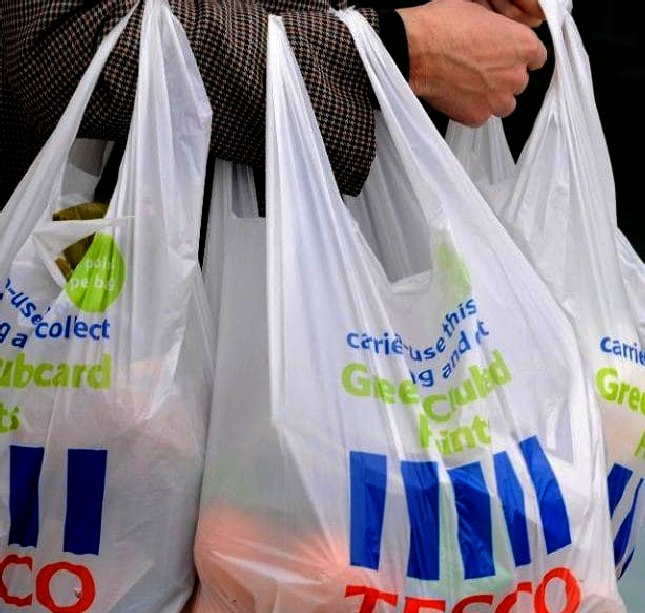 Pe store bags tesco