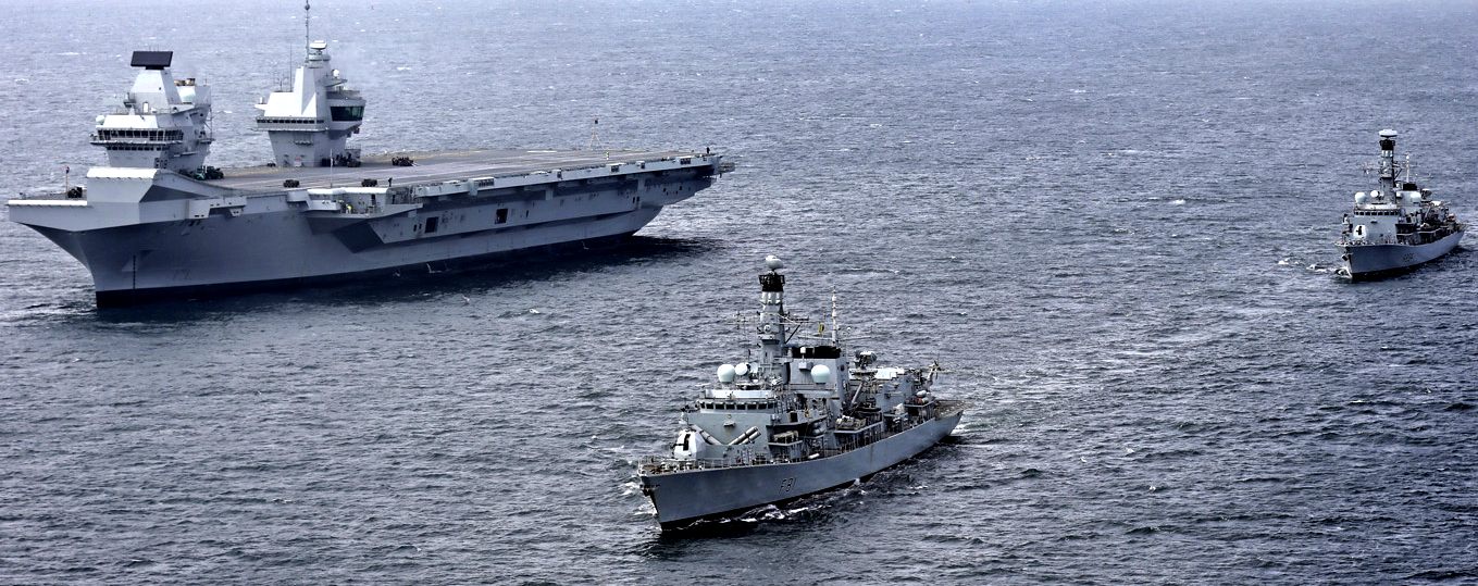 Royal Navy aircraft carrier